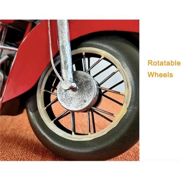 Mini Motorcycles, Handmade Iron, Creative Locomotive Props, Harley Davidson - Picture 6 of 8